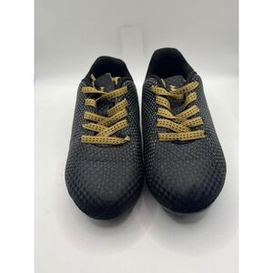 DSG Kids Speed Viper Soccer Cleats Black Gold Size 8K Youth